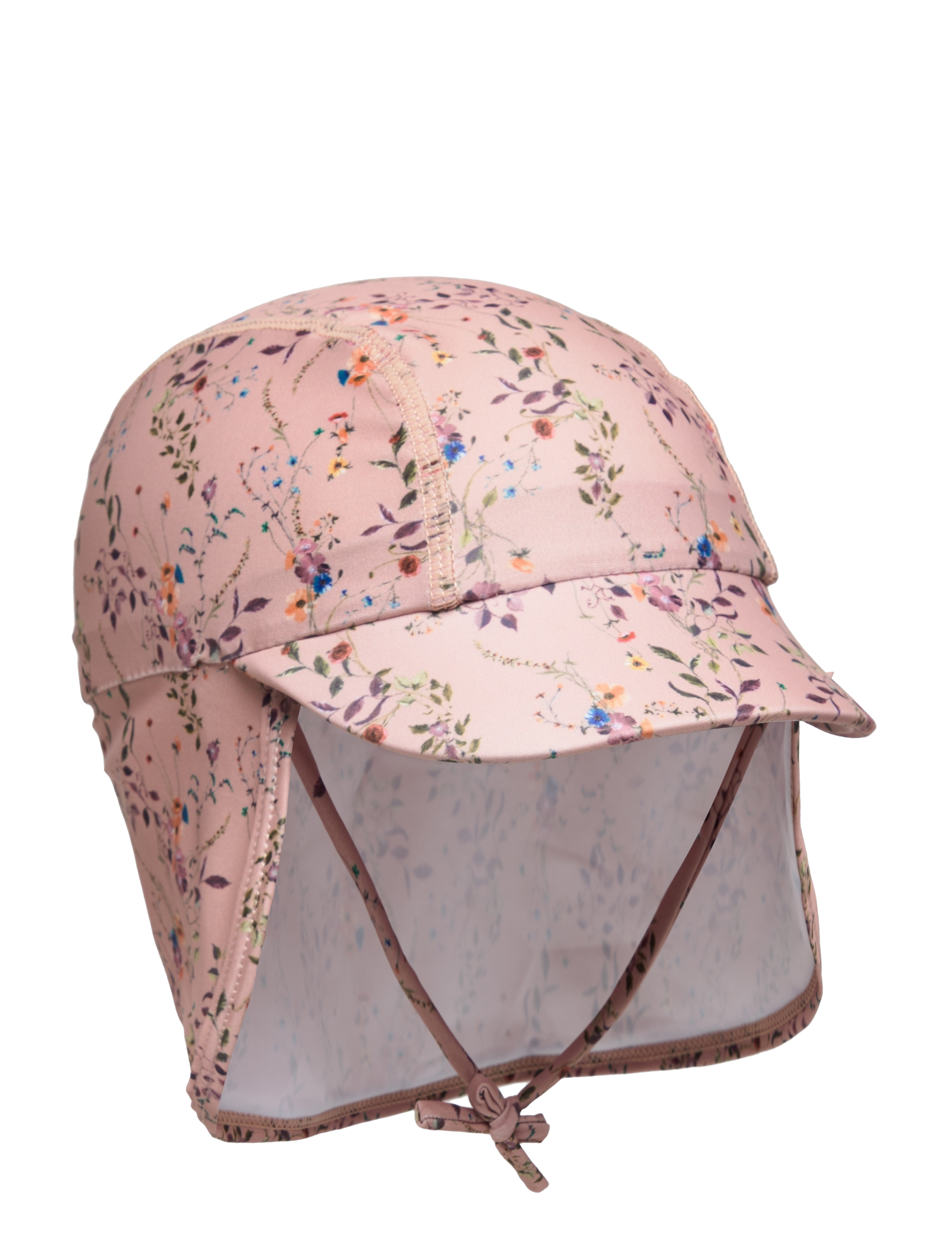 mikk-line Swim Hat w. Print - Recycled - Badetøj - NOUGAT / pink/rose