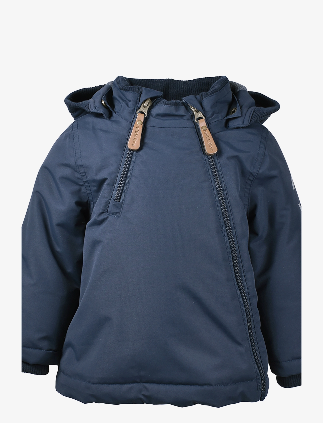 MIKK-LINE Nylon Baby Jacke - Solid Blau - 74 - Kinder