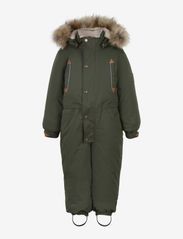 mikk-line - Twill Nylon Junior Suit - talvihaalari - forest night - 0