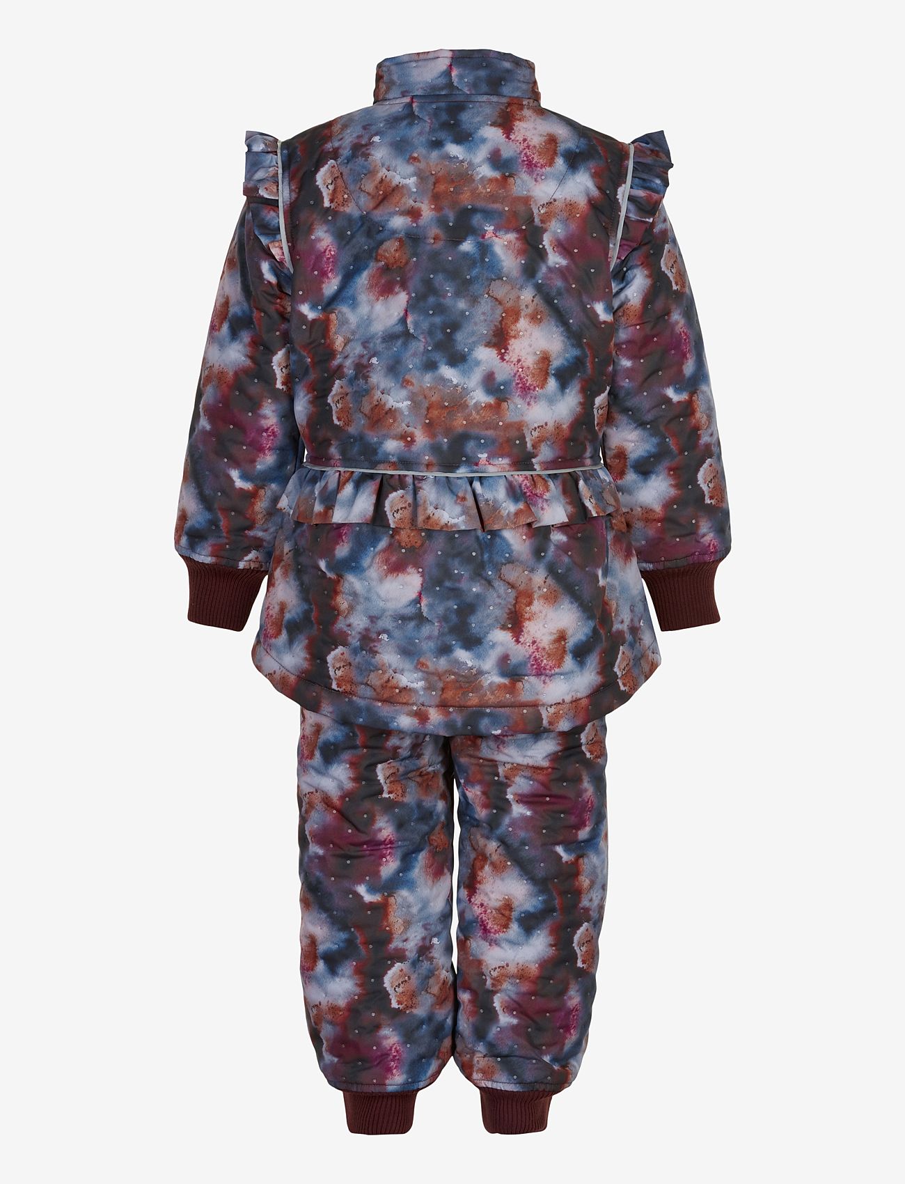 mikk-line - Thermal+ Frill Set AOP - decadent chocolate - 1