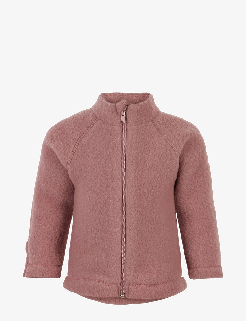 mikk-line - Wool Baby Jacket - fleecejackor - burlwood - 0
