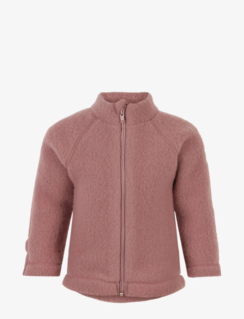mikk-line - Wool Baby Jacket - fleecejackor - burlwood - 0