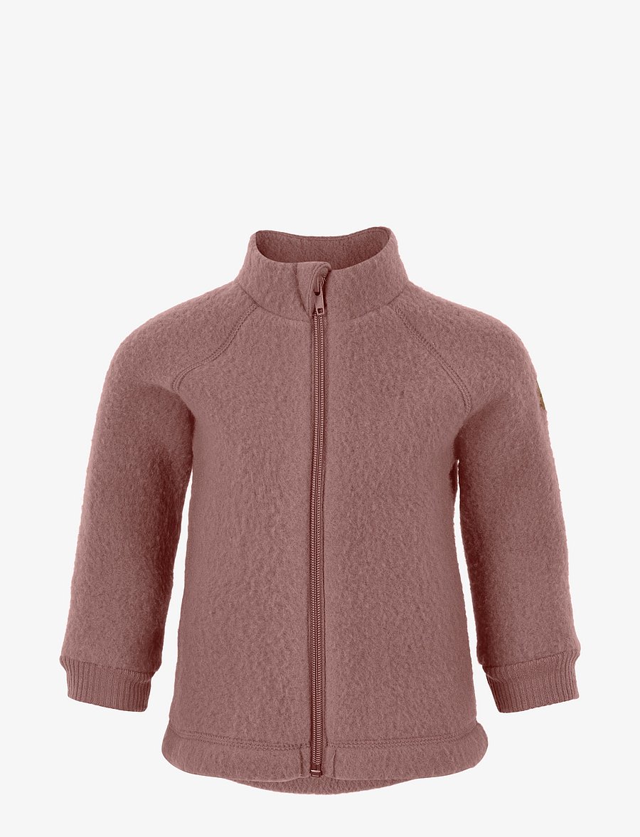 mikk-line - Wool Jacket - fleecejakker - burlwood - 0