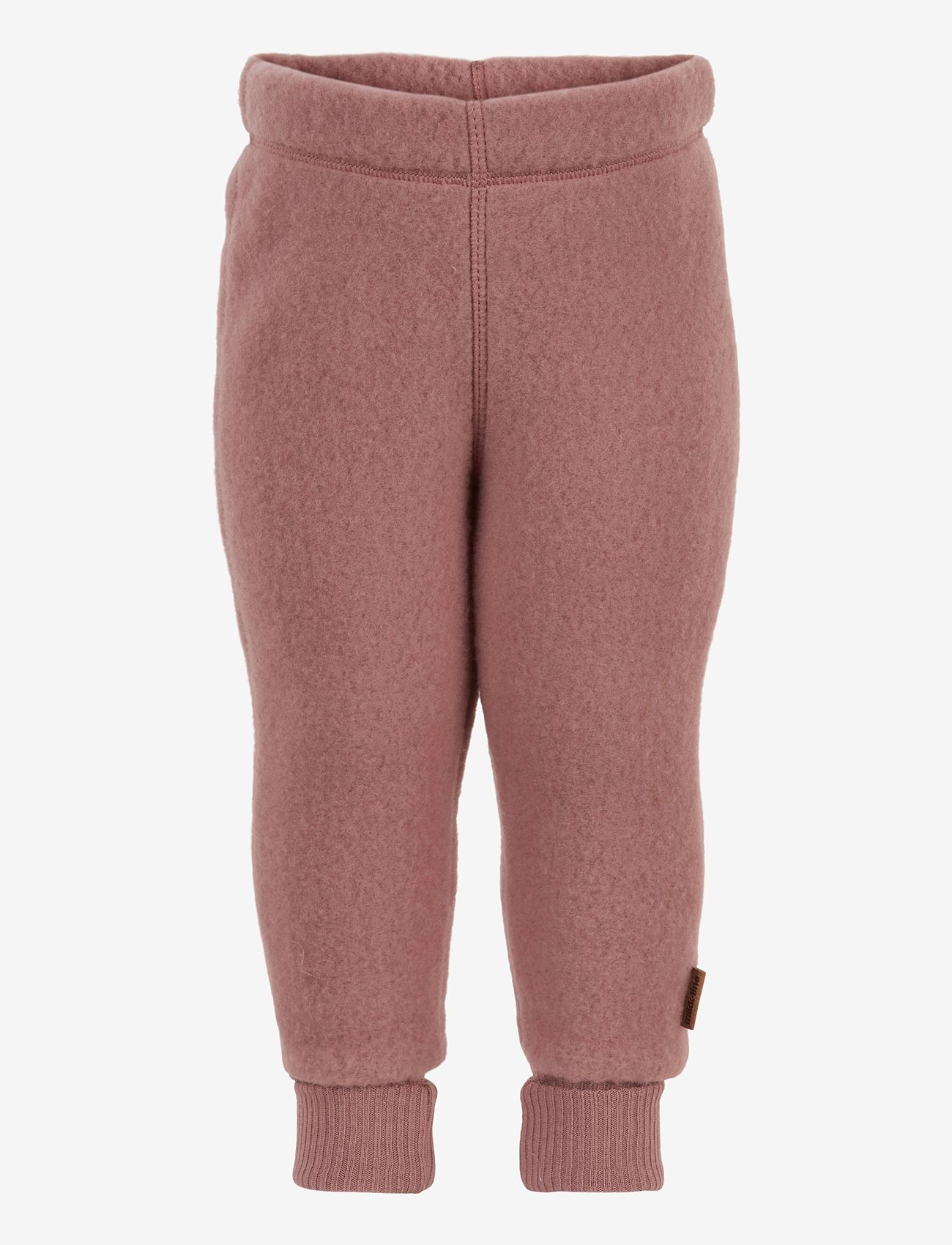 mikk-line - WOOL Pants - bukser - burlwood - 0