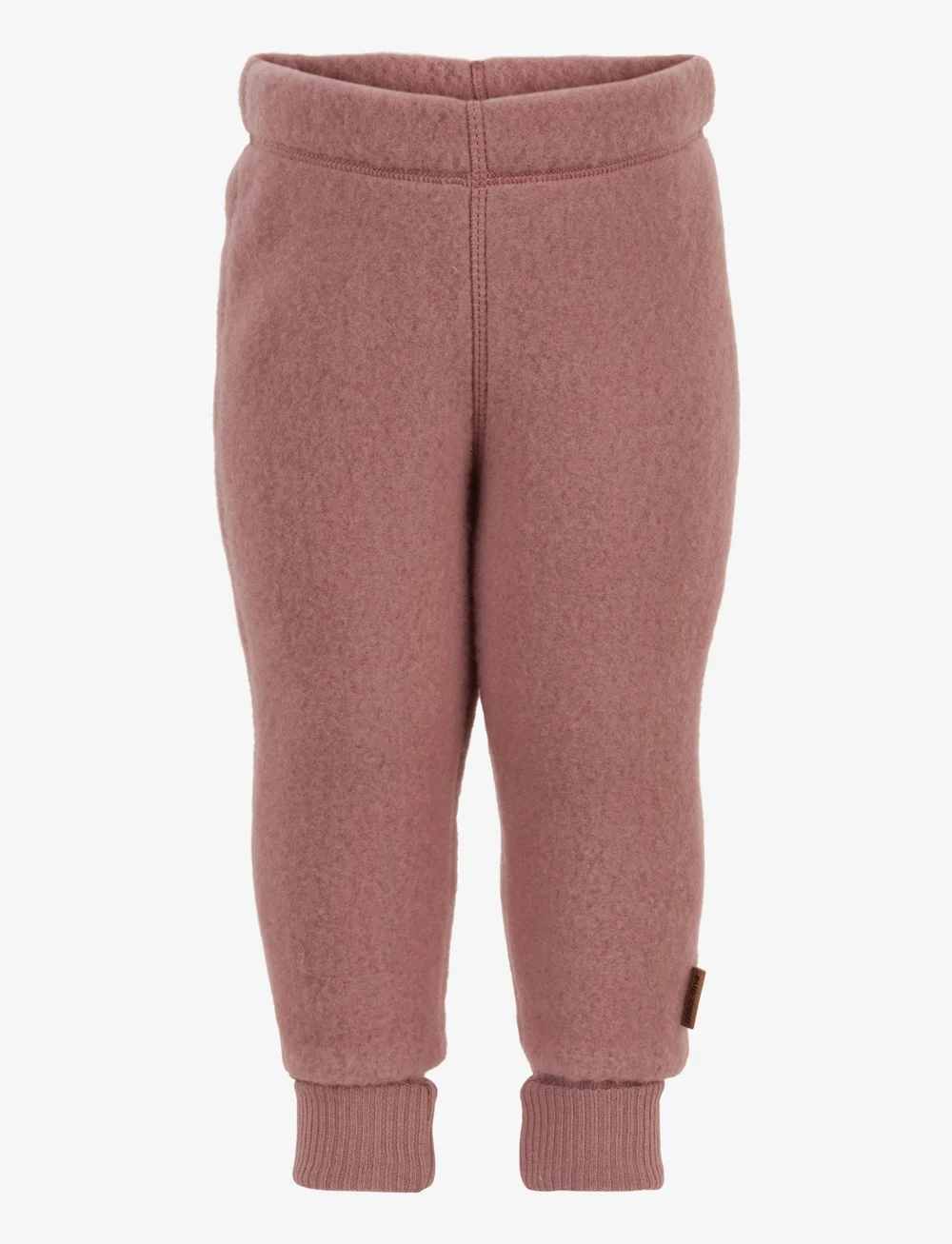 mikk-line - WOOL Pants - fleece trousers - burlwood - 0