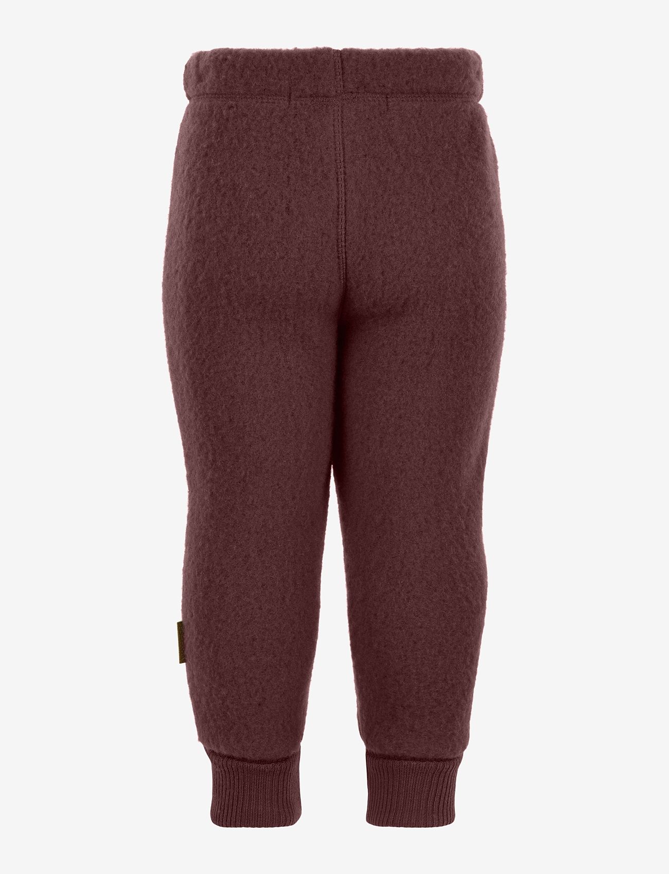 mikk-line - WOOL Pants - bukser - decadent chocolate - 1
