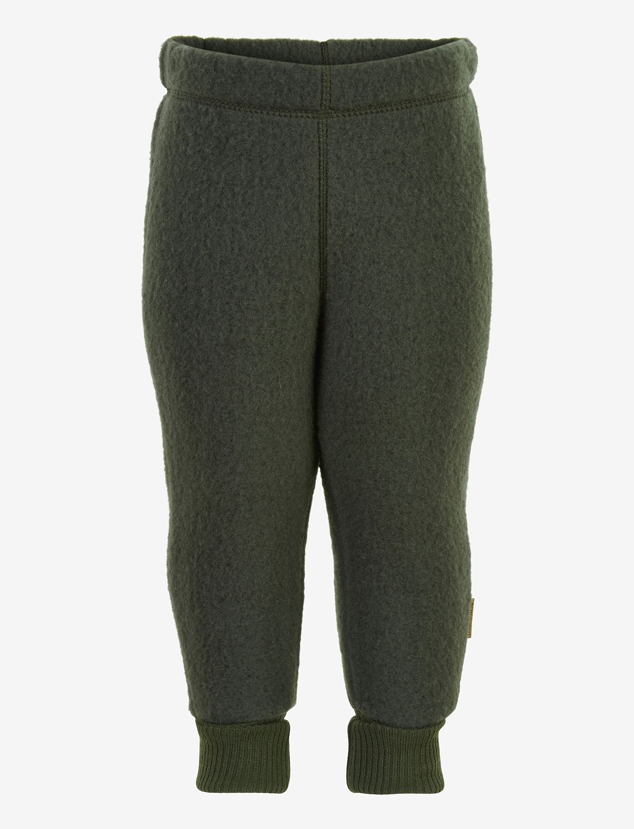mikk-line - WOOL Pants - bukser - forest night - 0