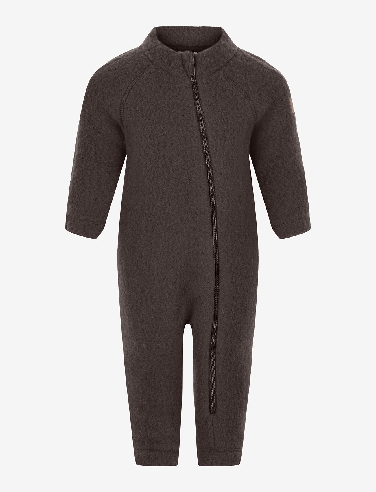 Mikk-Line - Wool Baby Suit - java - 0