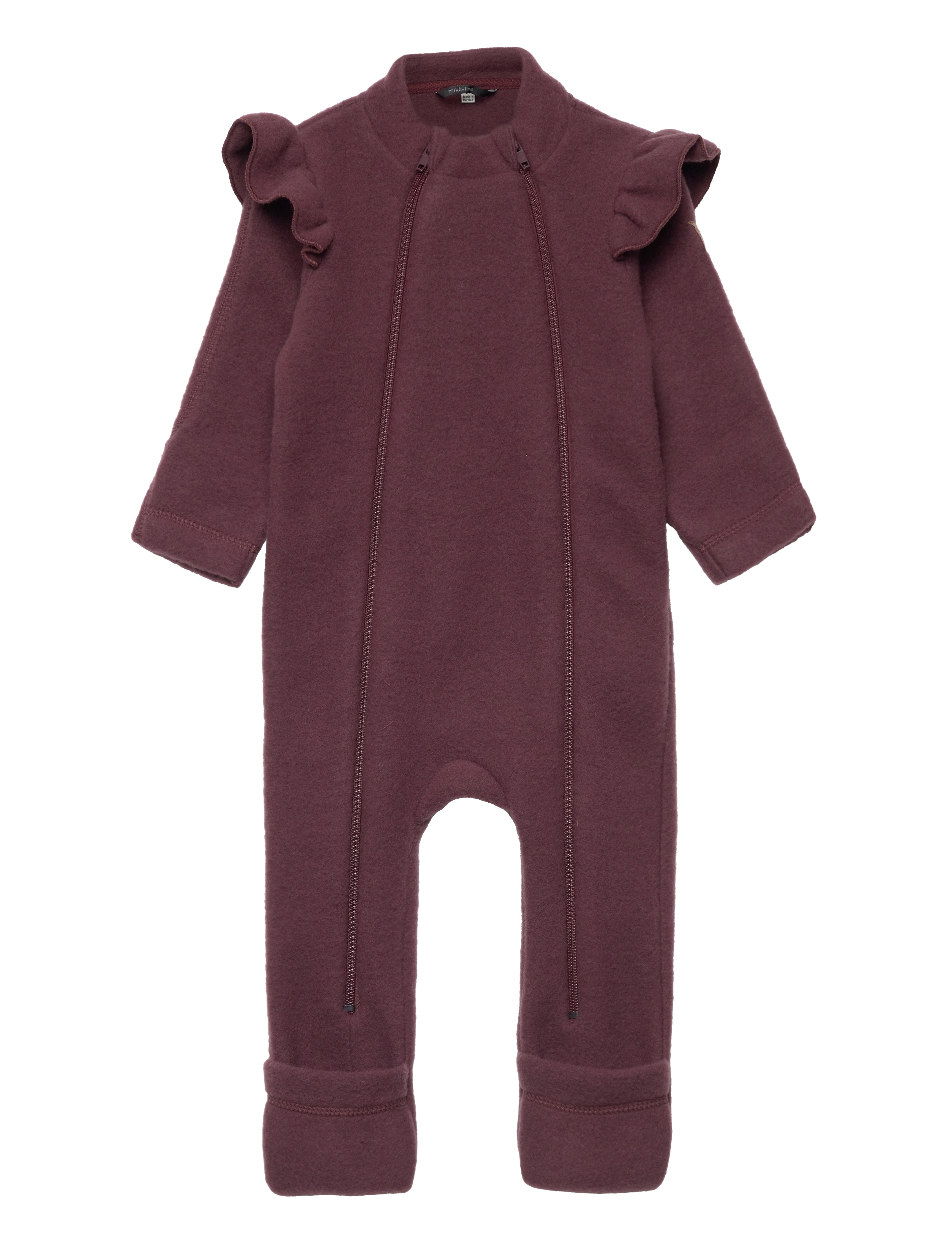 mikk-line - Wool Double Zip Frill Suit - decadent chocolate - 2