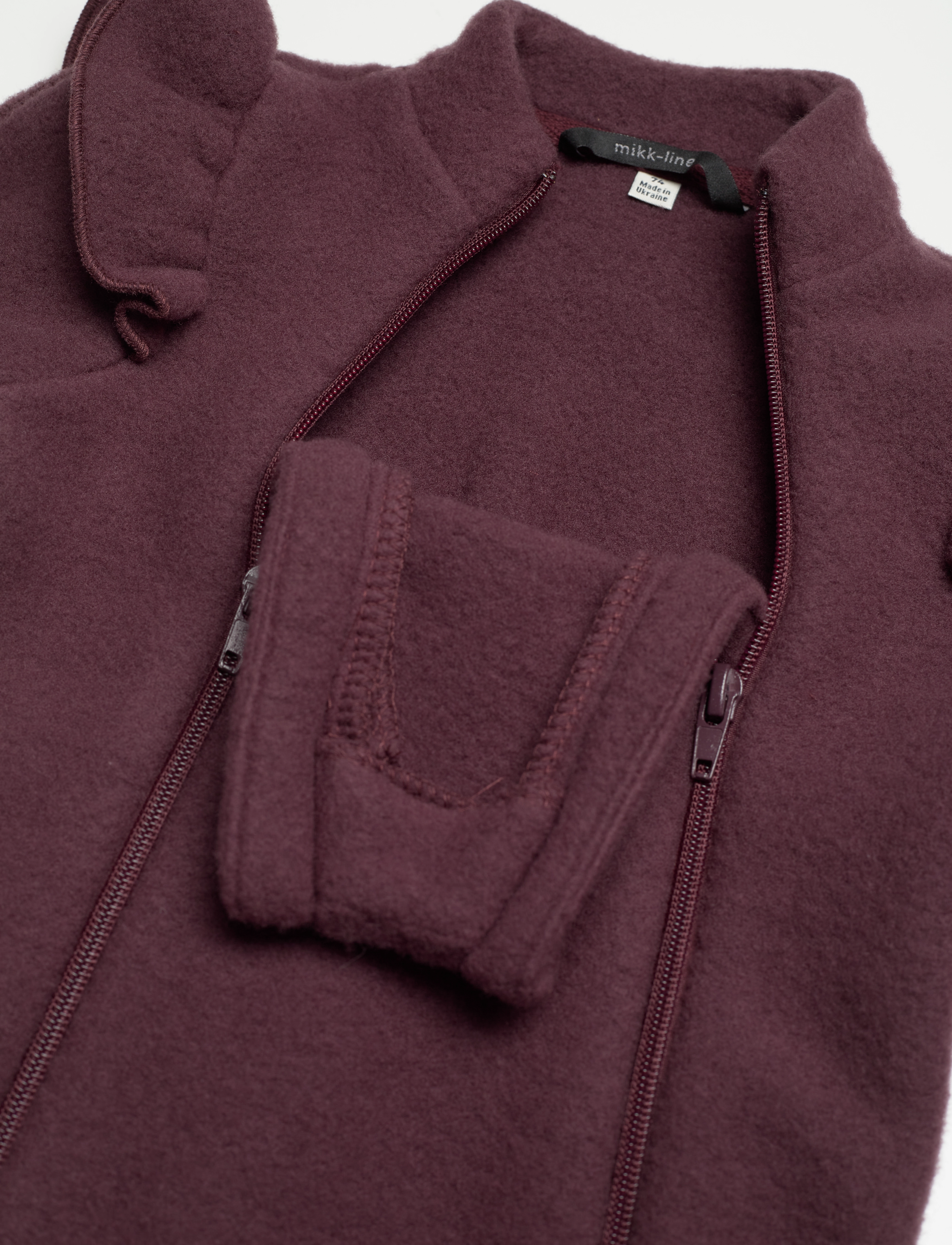 mikk-line - Wool Double Zip Frill Suit - decadent chocolate - 3