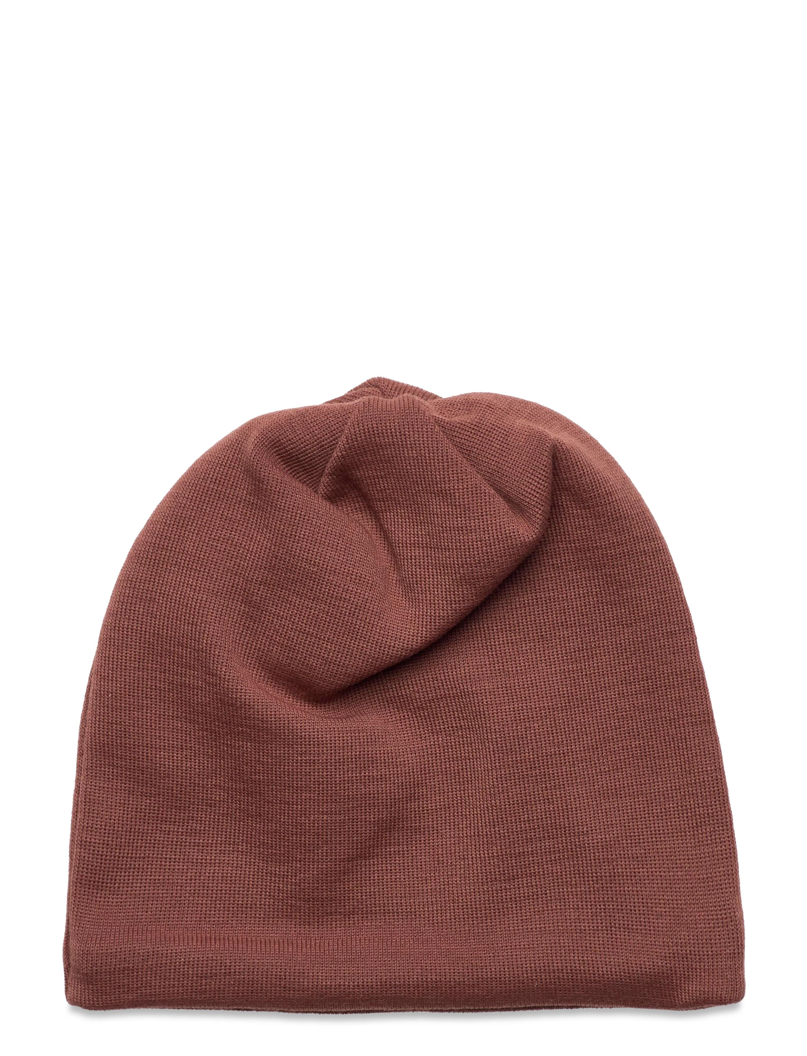 mikk-line - Wool Hat - Solid - nutmeg - 1