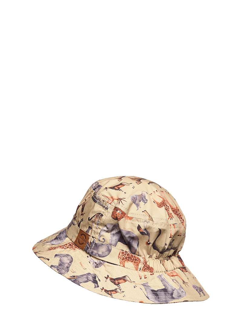 mikk-line - Summer Bucket Hat - Aop - winteraccessoires - olive gray - 1