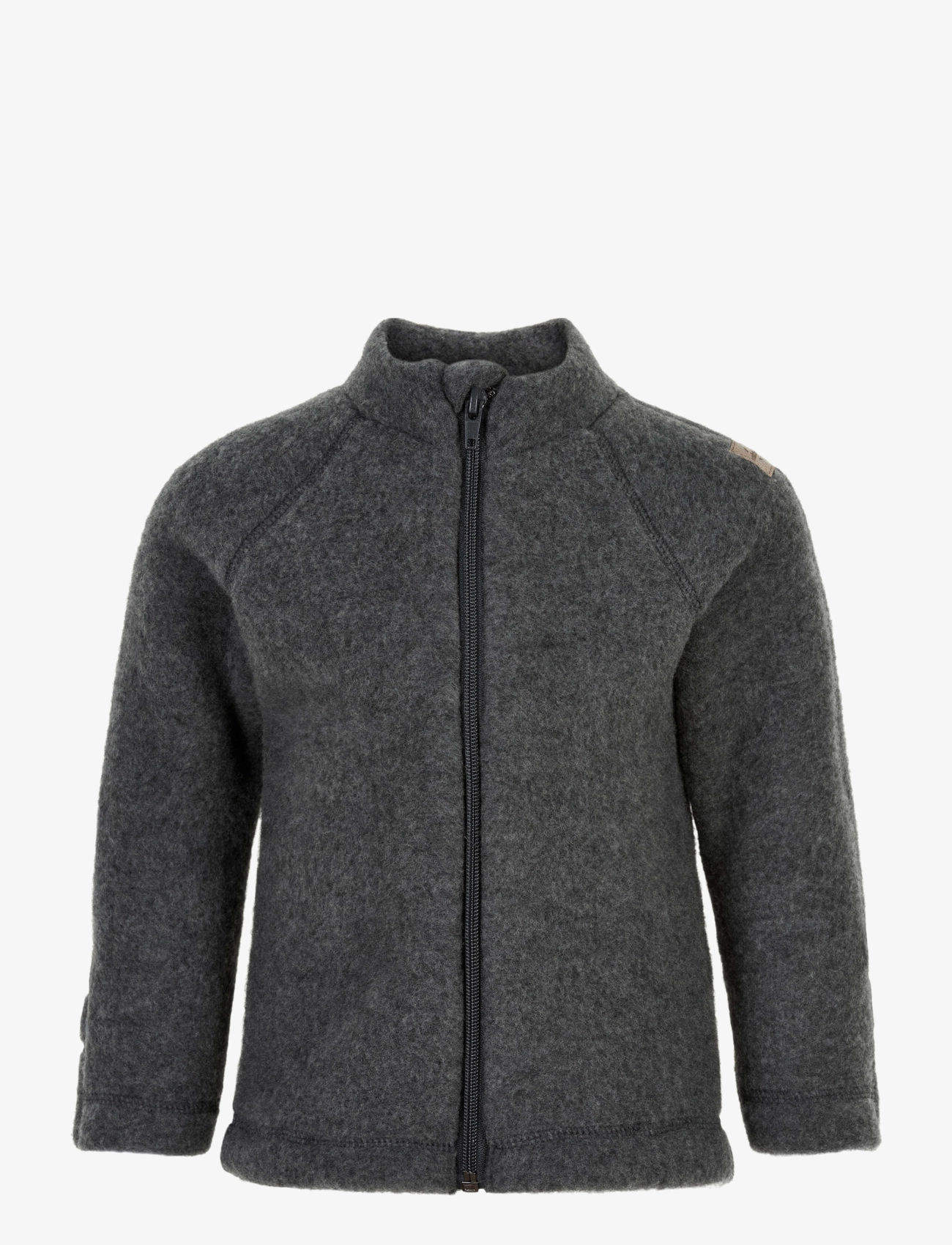 mikk-line Wool Baby Jacket, Børn, Uld Babyjakke Med Lynlås, Grå, Str: 86