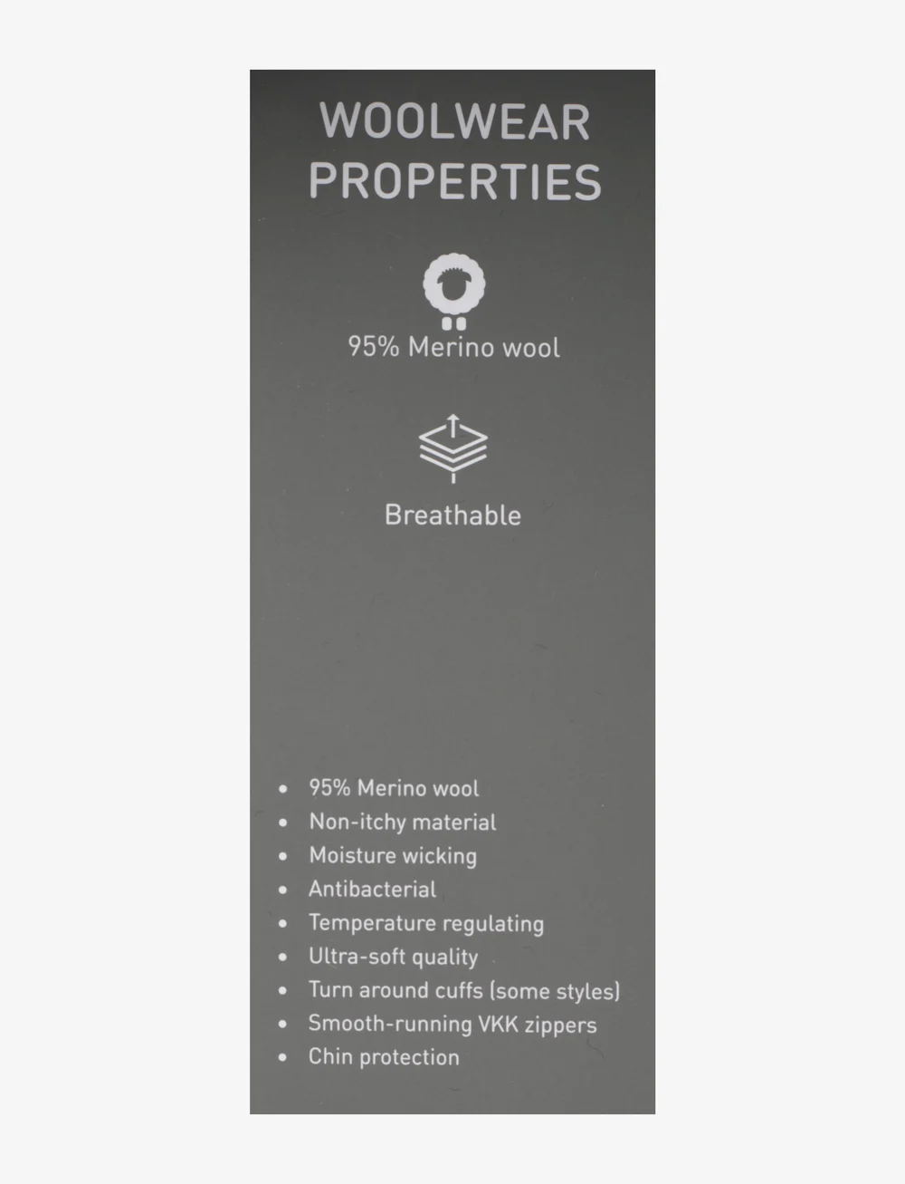 mikk-line - Wool Baby Jacket - fleecejackor - anthracite melange - 4