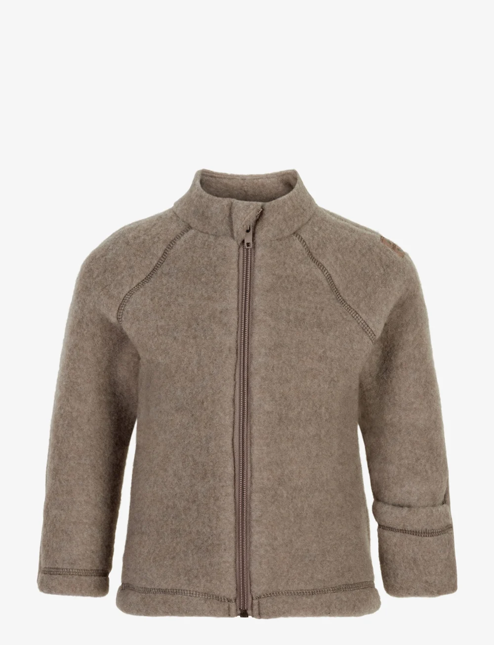 mikk-line - Wool Baby Jacket - fleecejackor - melange denver - 2