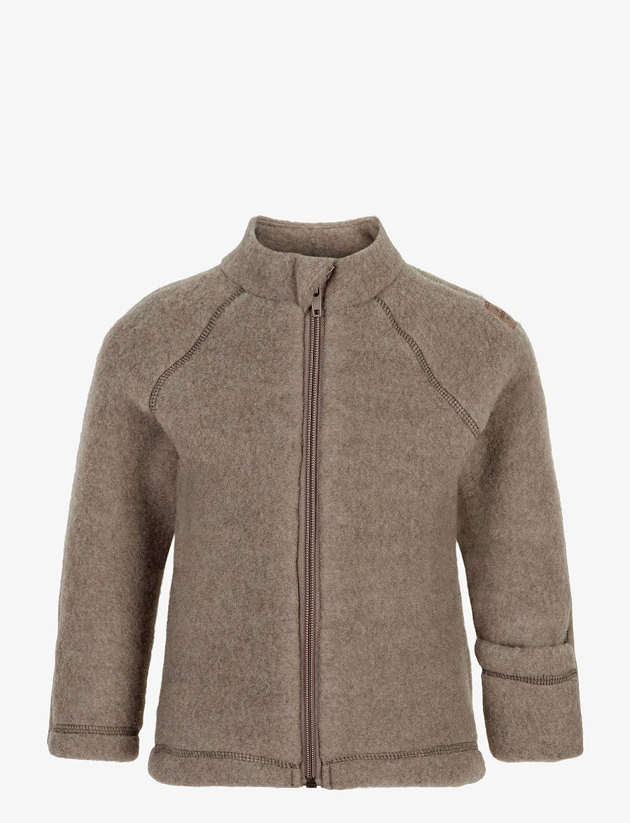 mikk-line - Wool Baby Jacket - fliisjakid - melange denver - 1