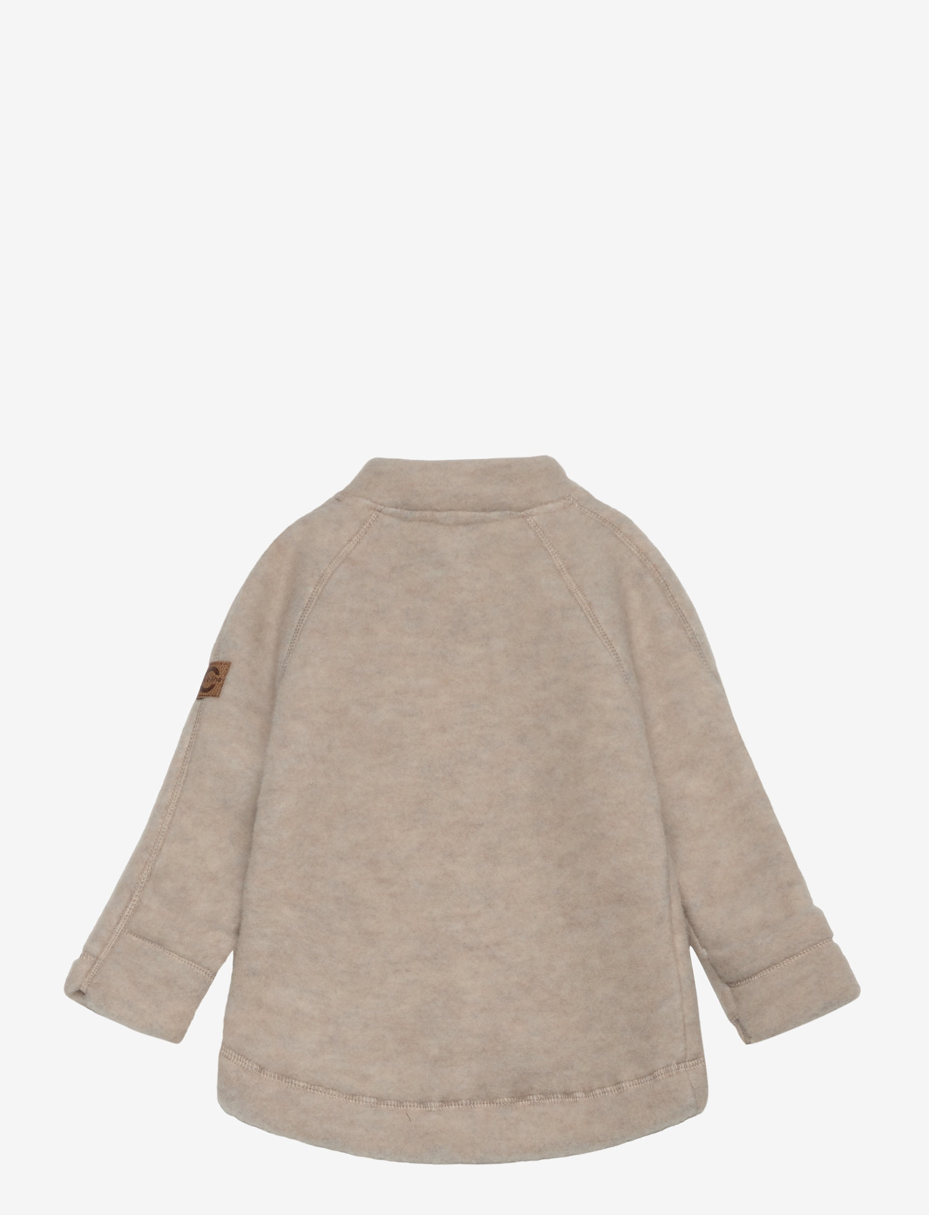 mikk-line - Wool Baby Jacket - efterårsjakker - melange offwhite - 1