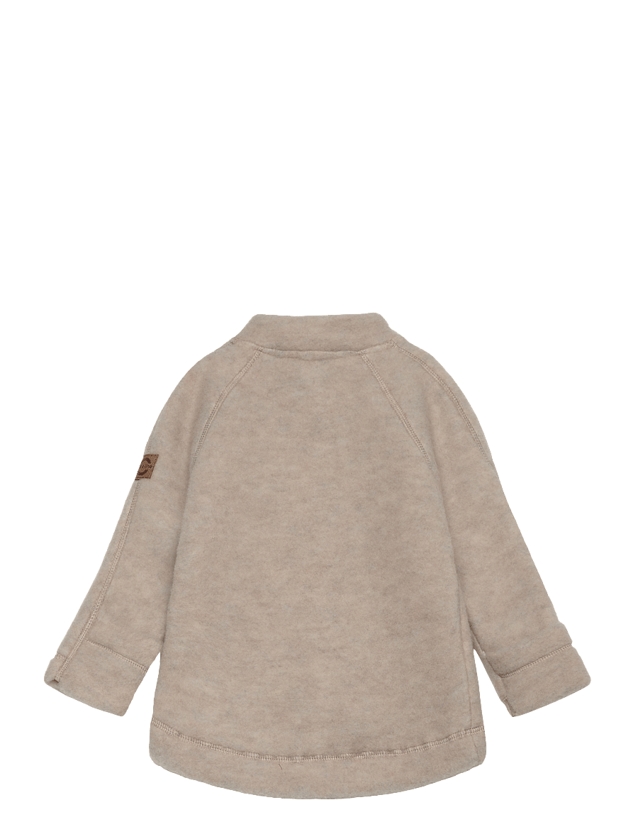 mikk-line - Wool Baby Jacket - fleecejacken - melange offwhite - 1