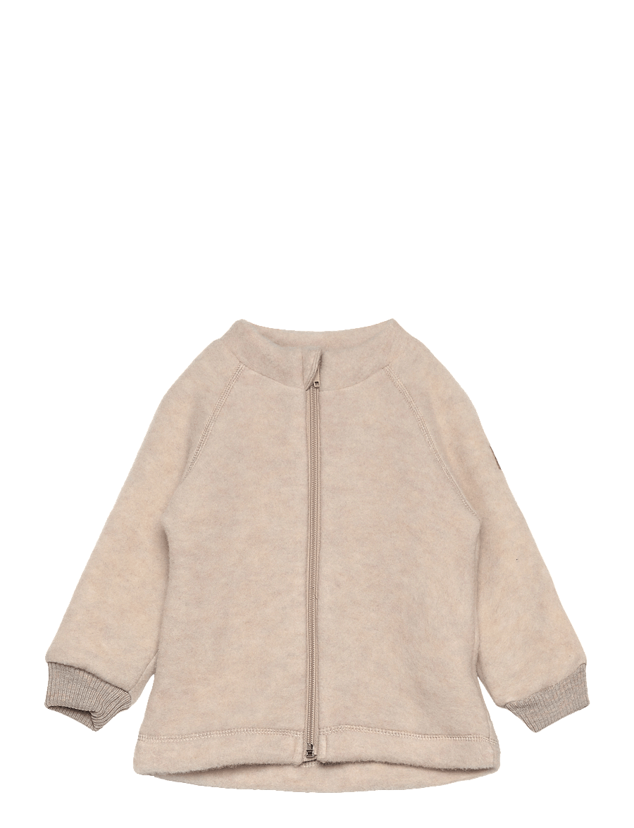 mikk-line - Wool Jacket - fleecejacken - melange offwhite - 1