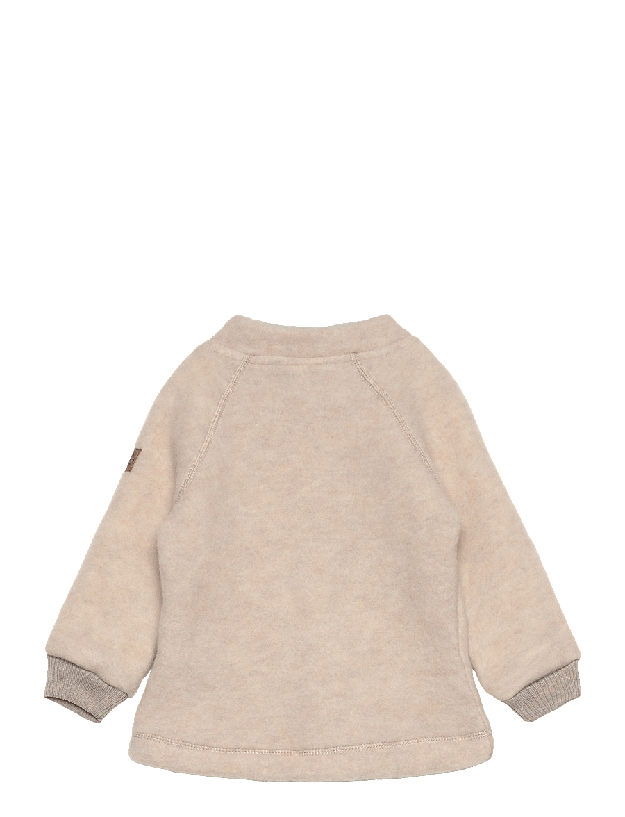 mikk-line - Wool Jacket - fleecejacken - melange offwhite - 2
