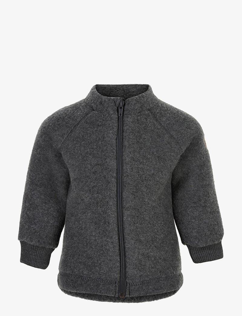 mikk-line - Wool Jacket - fliisjakid - anthracite melange - 0