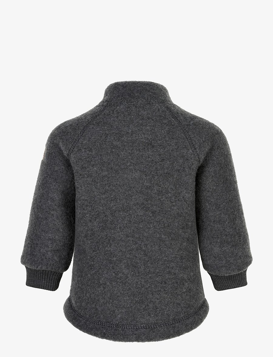 mikk-line - Wool Jacket - fleecejacken - anthracite melange - 1