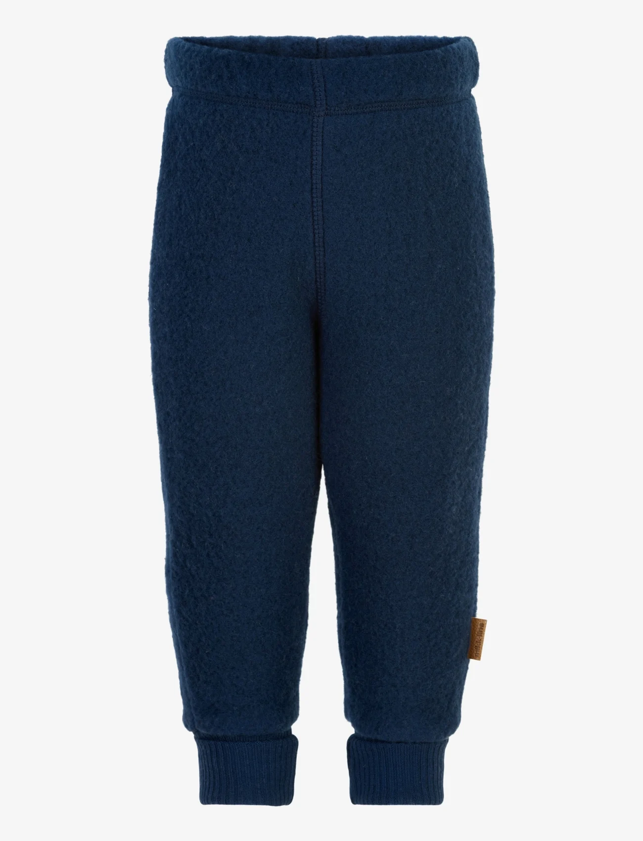 mikk-line - WOOL Pants - fleece trousers - blue nights - 0