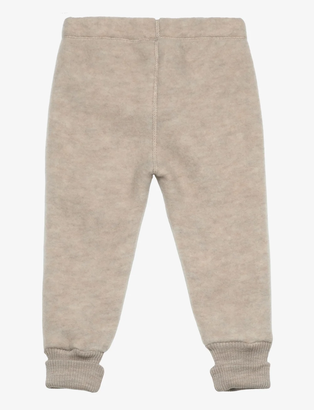 mikk-line - WOOL Pants - fleece broeken - melange offwhite - 1