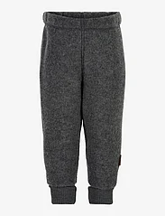 mikk-line - WOOL Pants - fleece trousers - anthracite melange - 0
