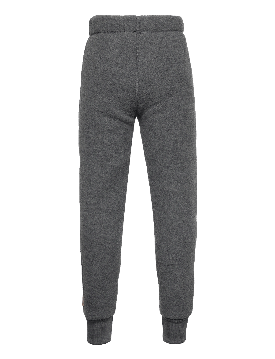 mikk-line - WOOL Pants - fleecehosen - anthracite melange - 1