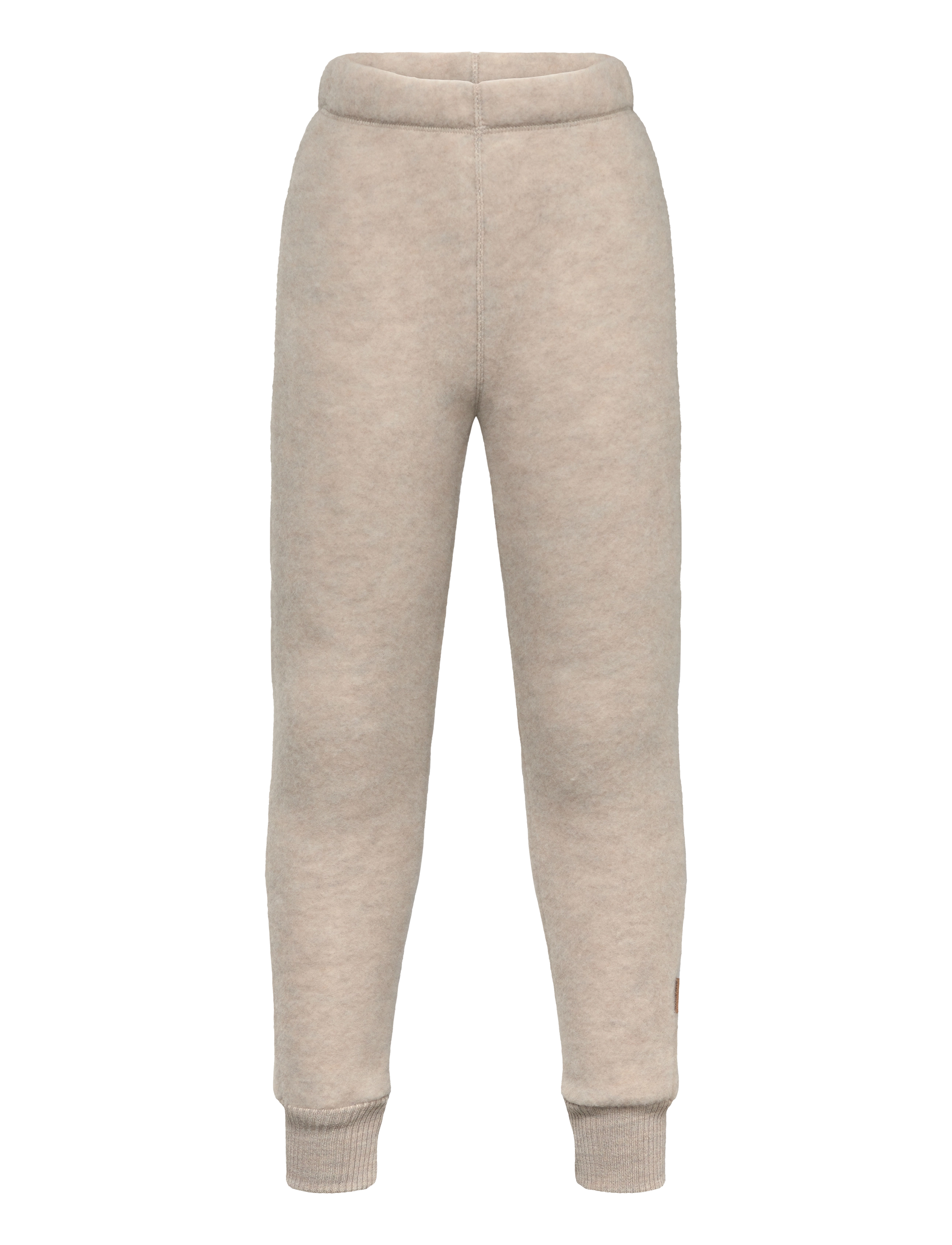 mikk-line WOOL Pants - Oberbekleidung - MELANGE OFFWHITE / cream