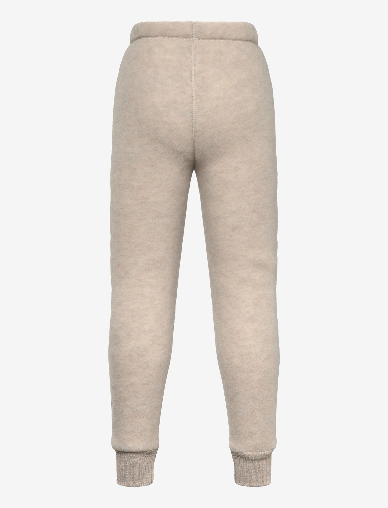 mikk-line - WOOL Pants - fleecehosen - melange offwhite - 1