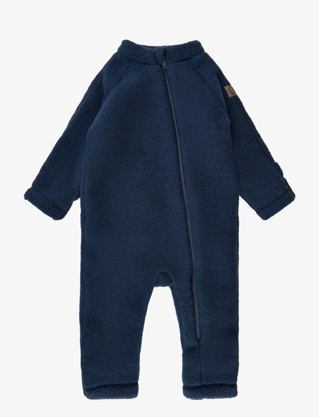 mikk-line - Wool Baby Suit - fleecedragter - blue nights - 0