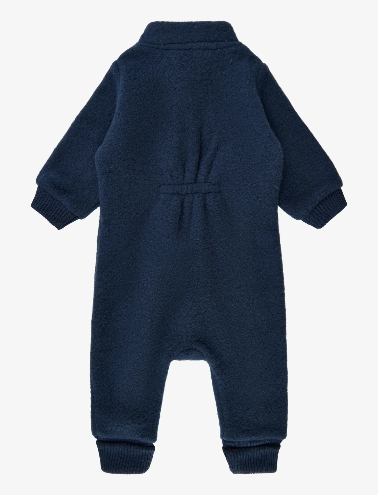 mikk-line - Wool Suit w Rib - fleece coveralls - blue nights - 1
