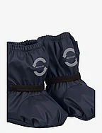 PU Rain Footies w. Fleece Recycled - BLUE NIGHTS