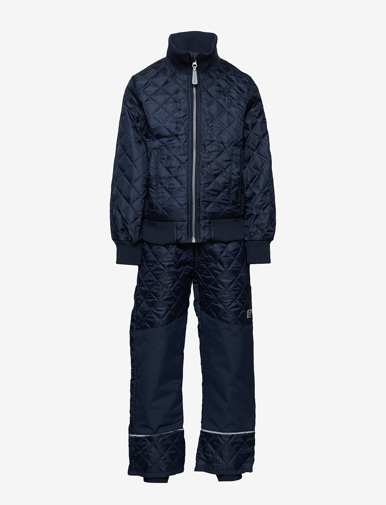 Mikk-Line - Termo set w. fleece in jacket - 286/dark marine - 0