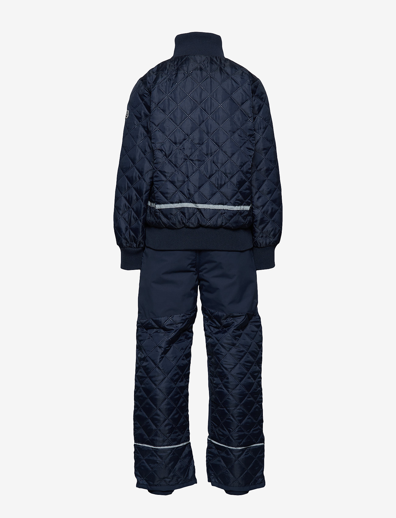 Mikk-Line - Termo set w. fleece in jacket - 286/dark marine - 1