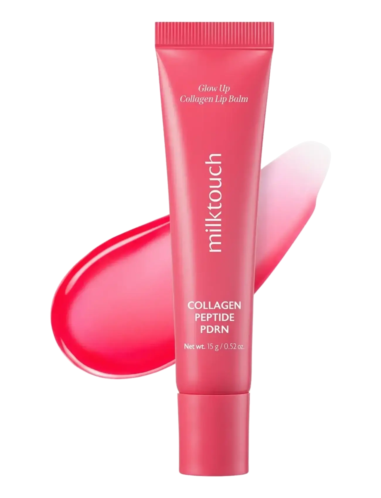 Milktouch Glow Up Collagen Lip Balm, Læbepomade, Pink, Str: 15 G