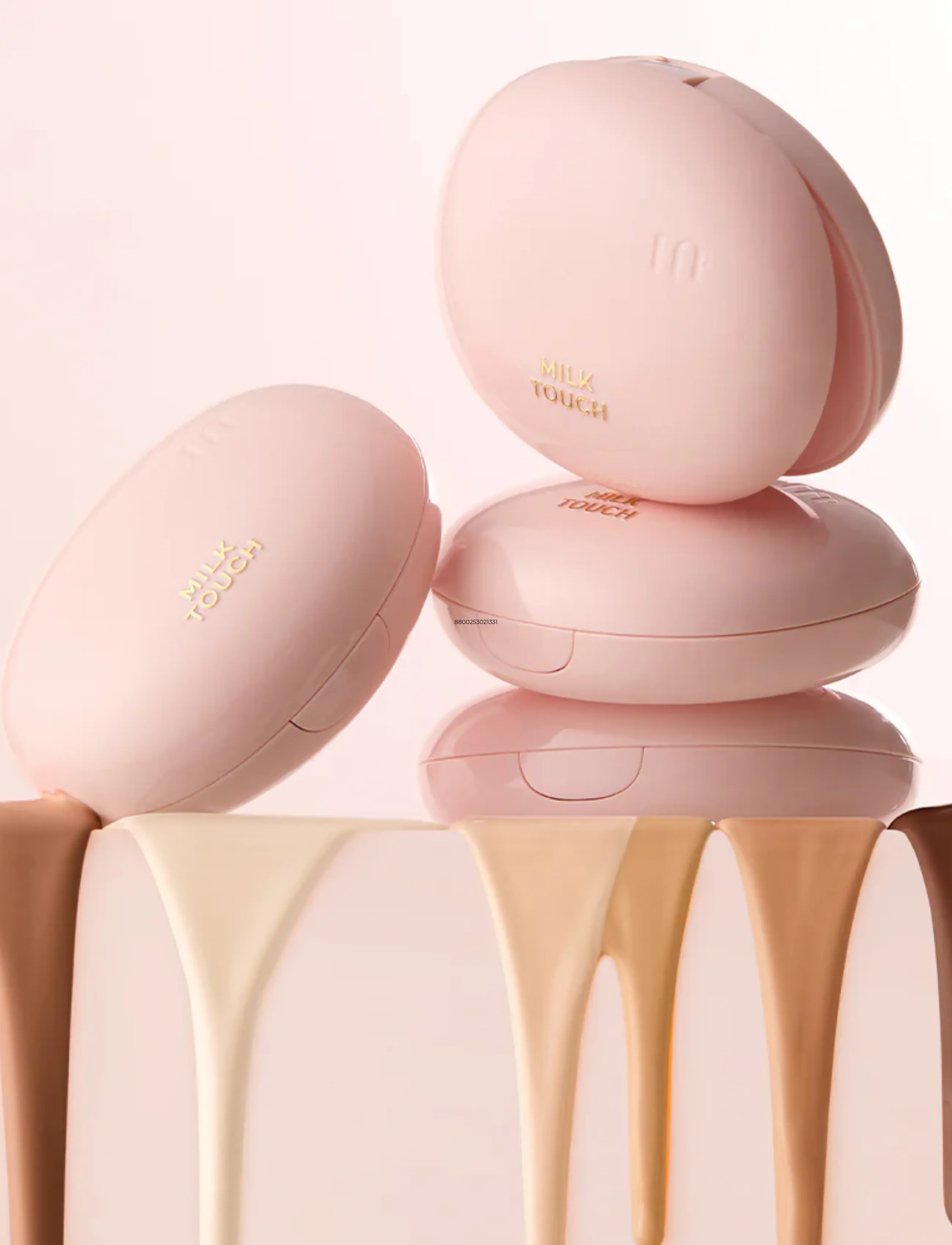 Milktouch - All-Day Skin Fit Milky Glow Cushion  - makeup - #19c rosy ivory - 4