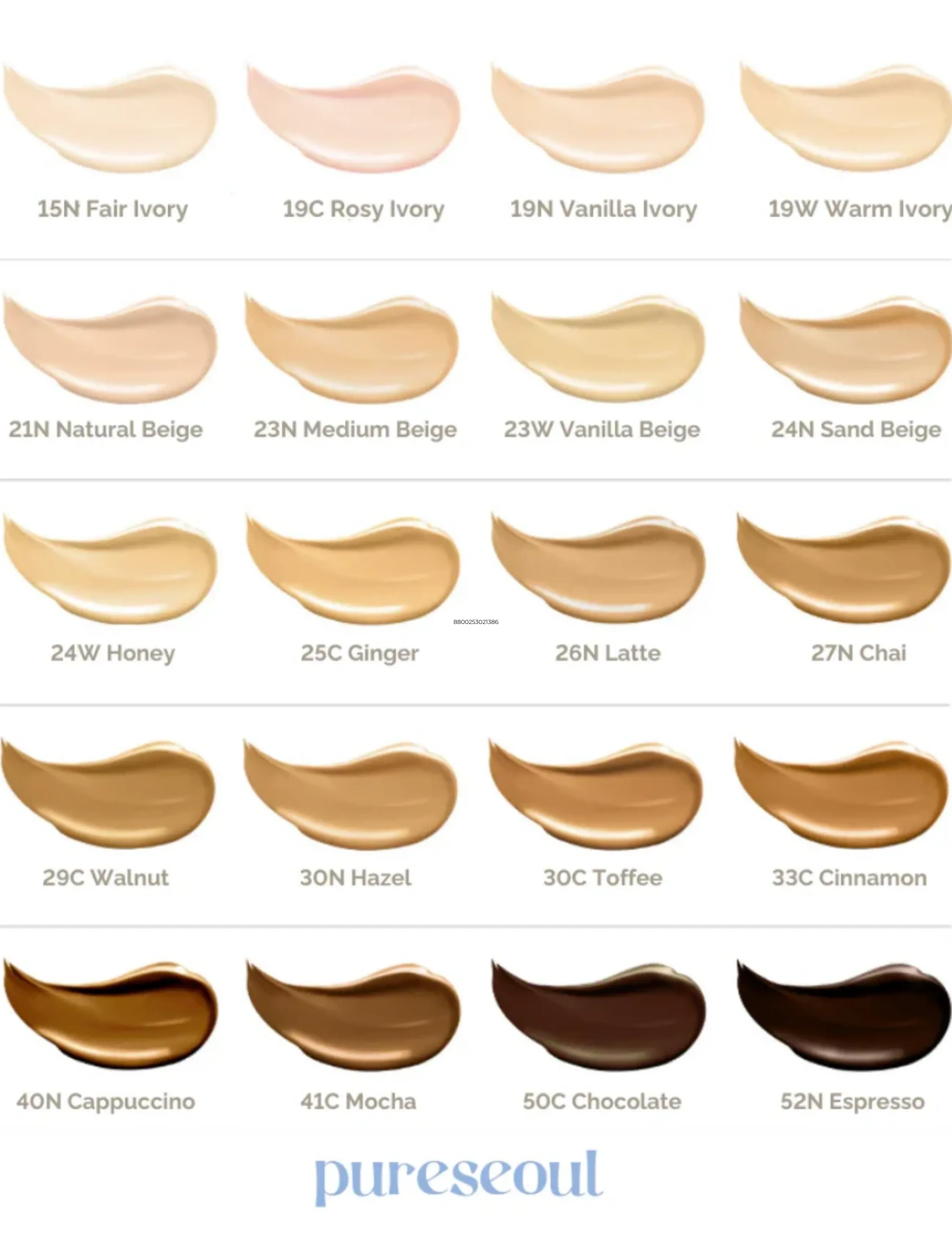 Milktouch - All-Day Skin Fit Milky Glow Cushion  - makeup - #23w vanilla beige - 2