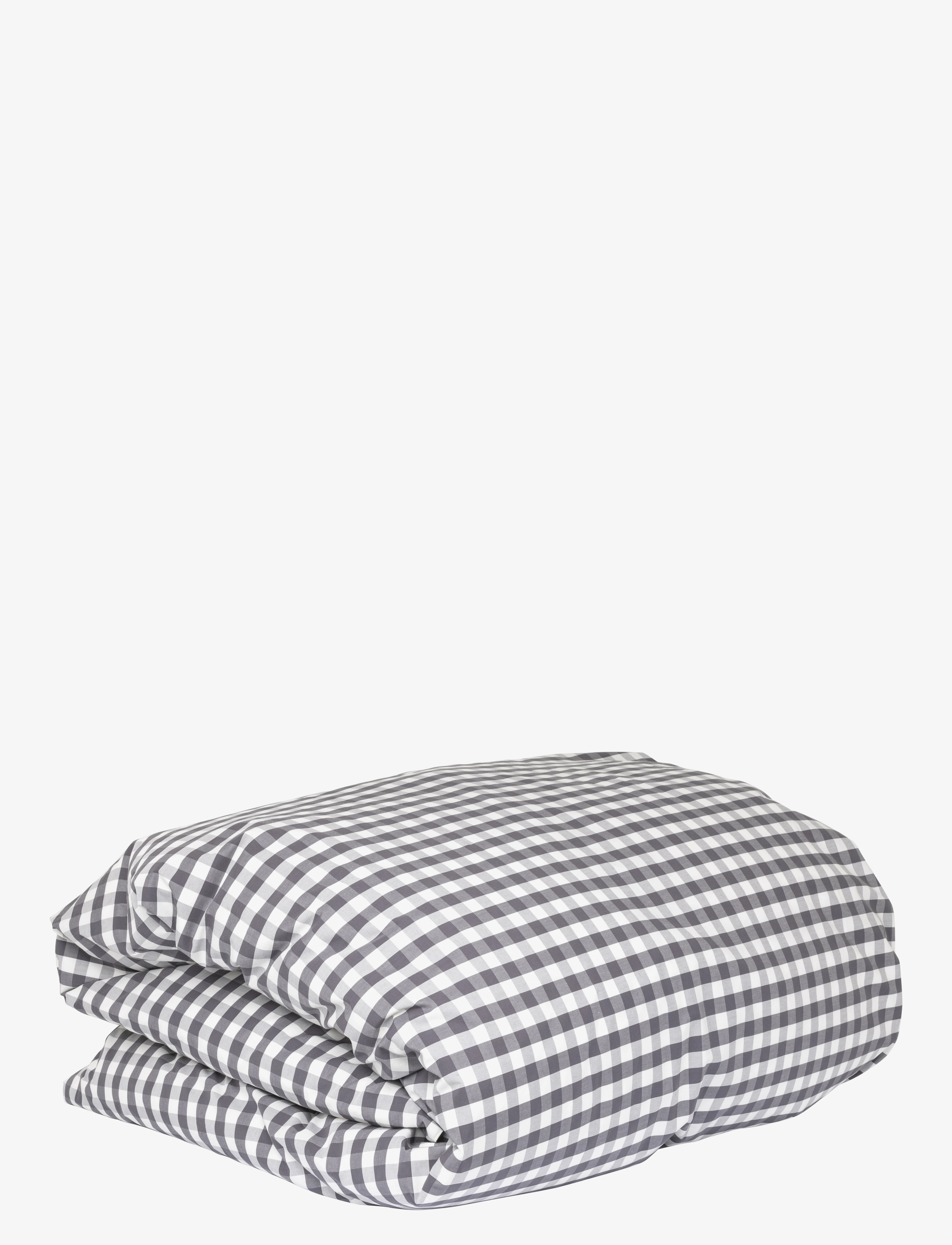 Mille Notti Casella Duvet Cover - Mille Notti - DARK GREY / grey
