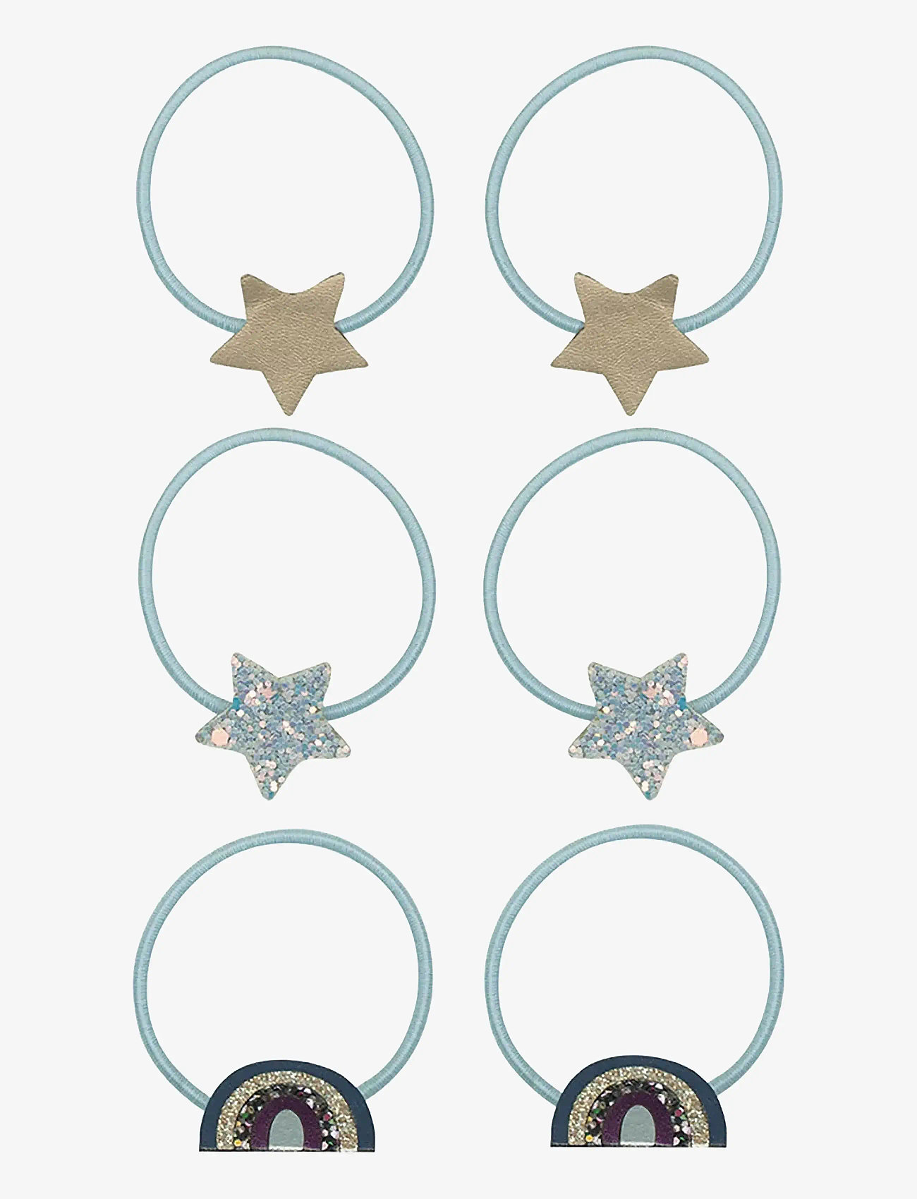 Mimi & Lula - 6 Ponies - Over the Rainbow Ziggy - scrunchies - blue - 0