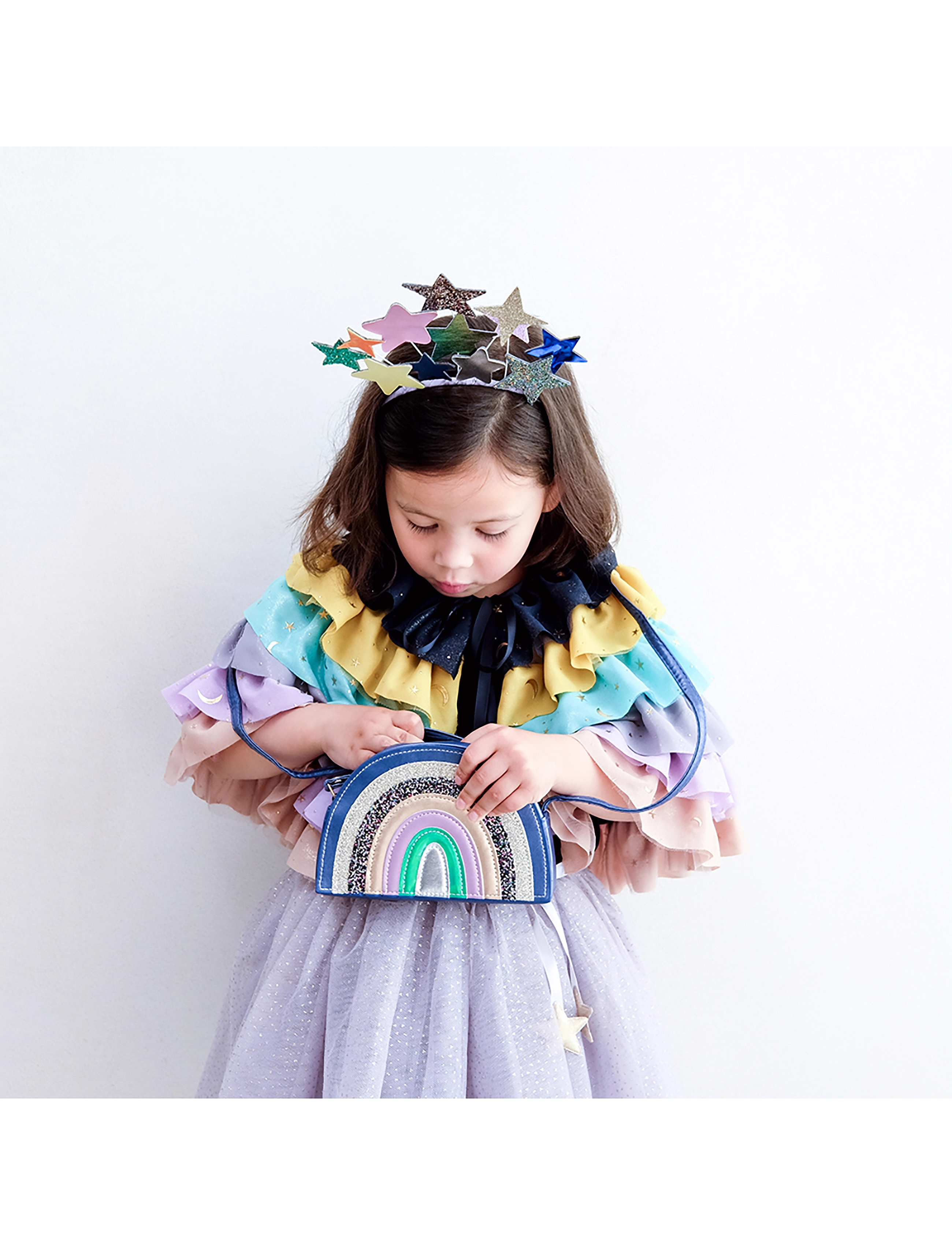 Mimi & Lula Cross Body Bag Rainbow Ziggy, One Size, Bags, Mehrfarbig/gemustert - Totes Small Kinder