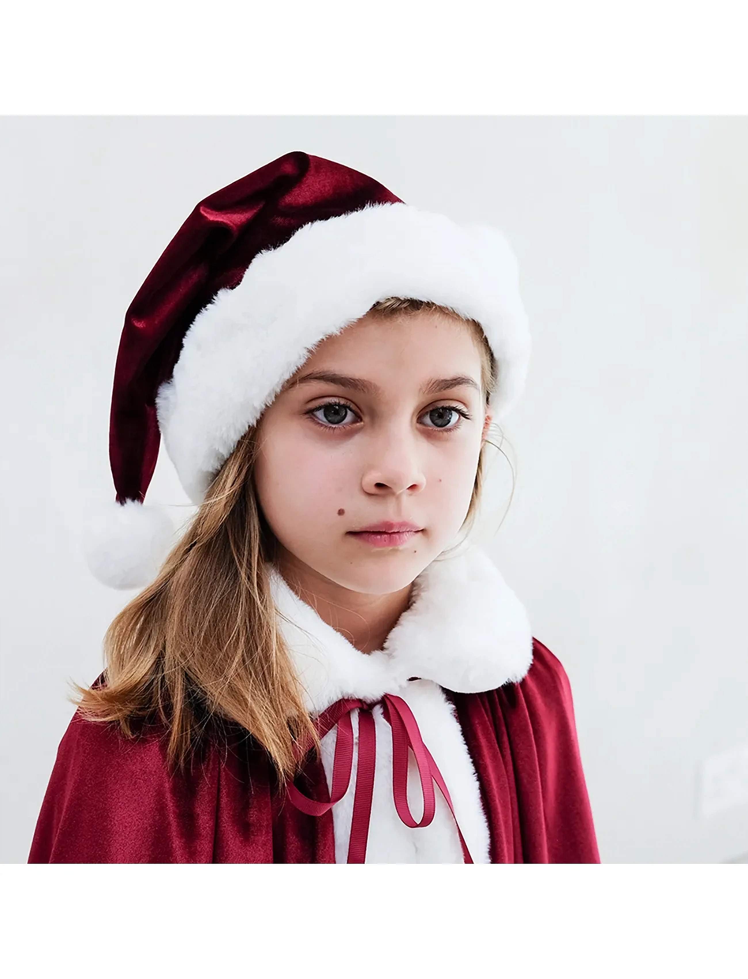 Mimi & Lula Santa Hat Red, One Size, Hats, Weiß - Beanie, Kinder