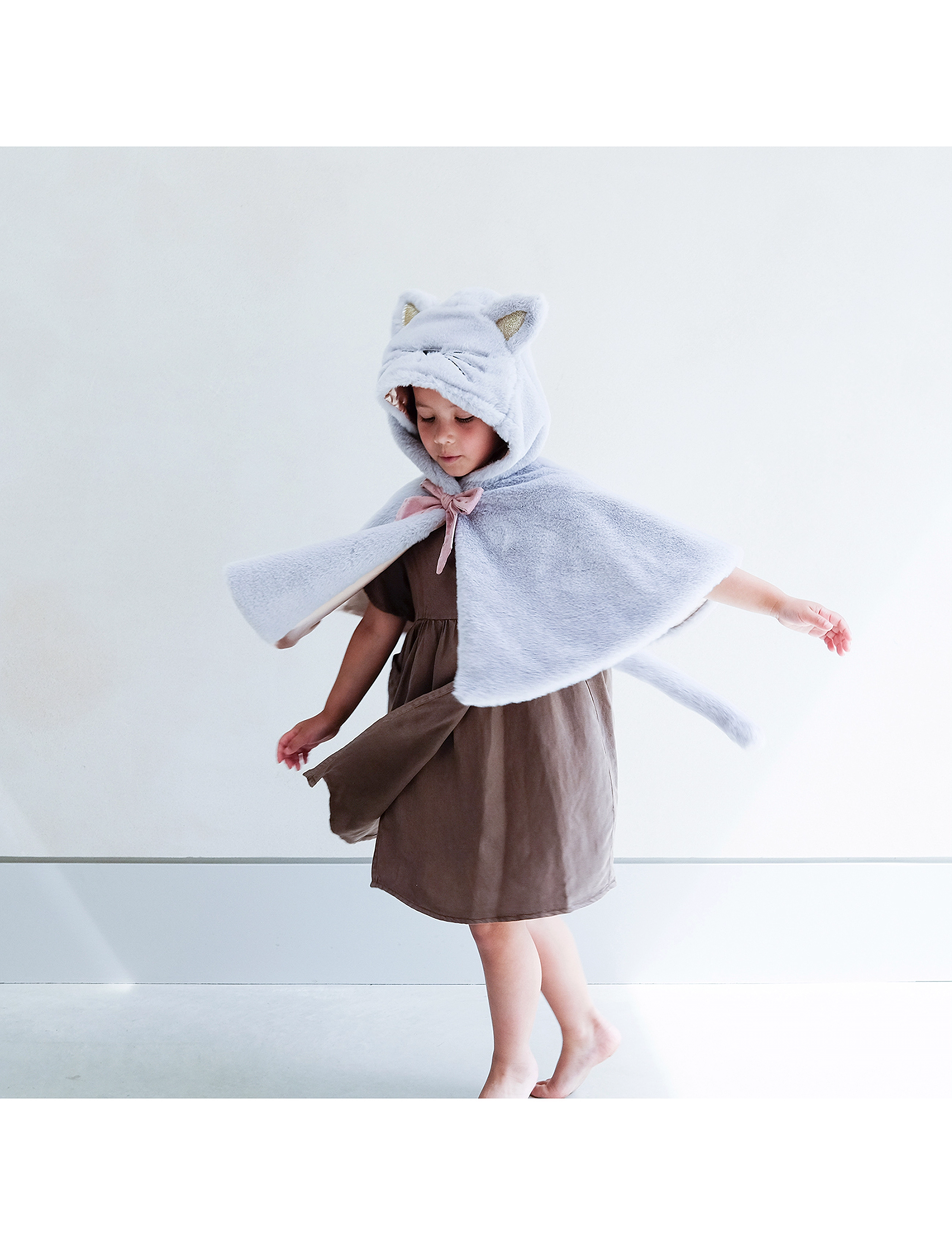 Mimi & Lula Cape Cat, One Size, Costumes Accessories, Blau - Character Costumes, Kinder