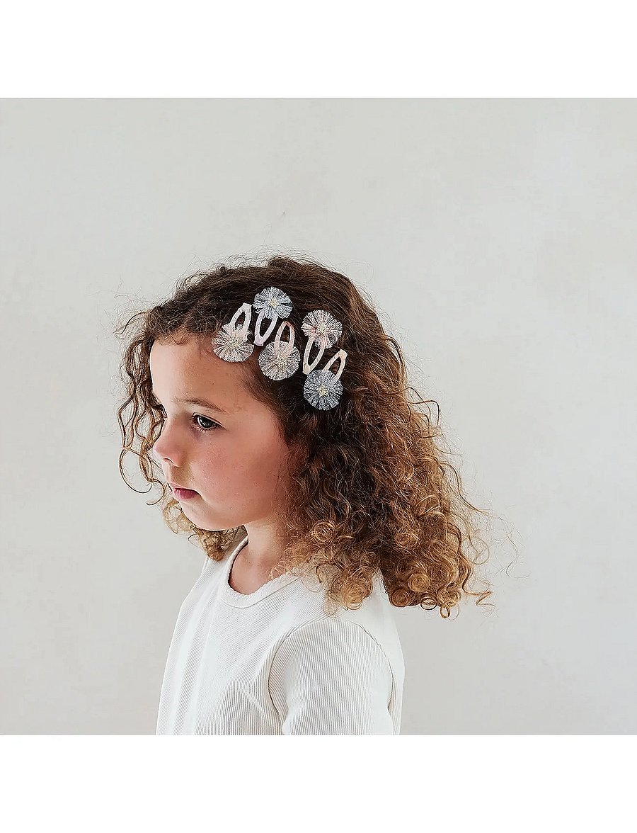 Mimi & Lula - 5 Clic Clacs - Mini Tulle Enchanted - haarnadeln - multi - 0