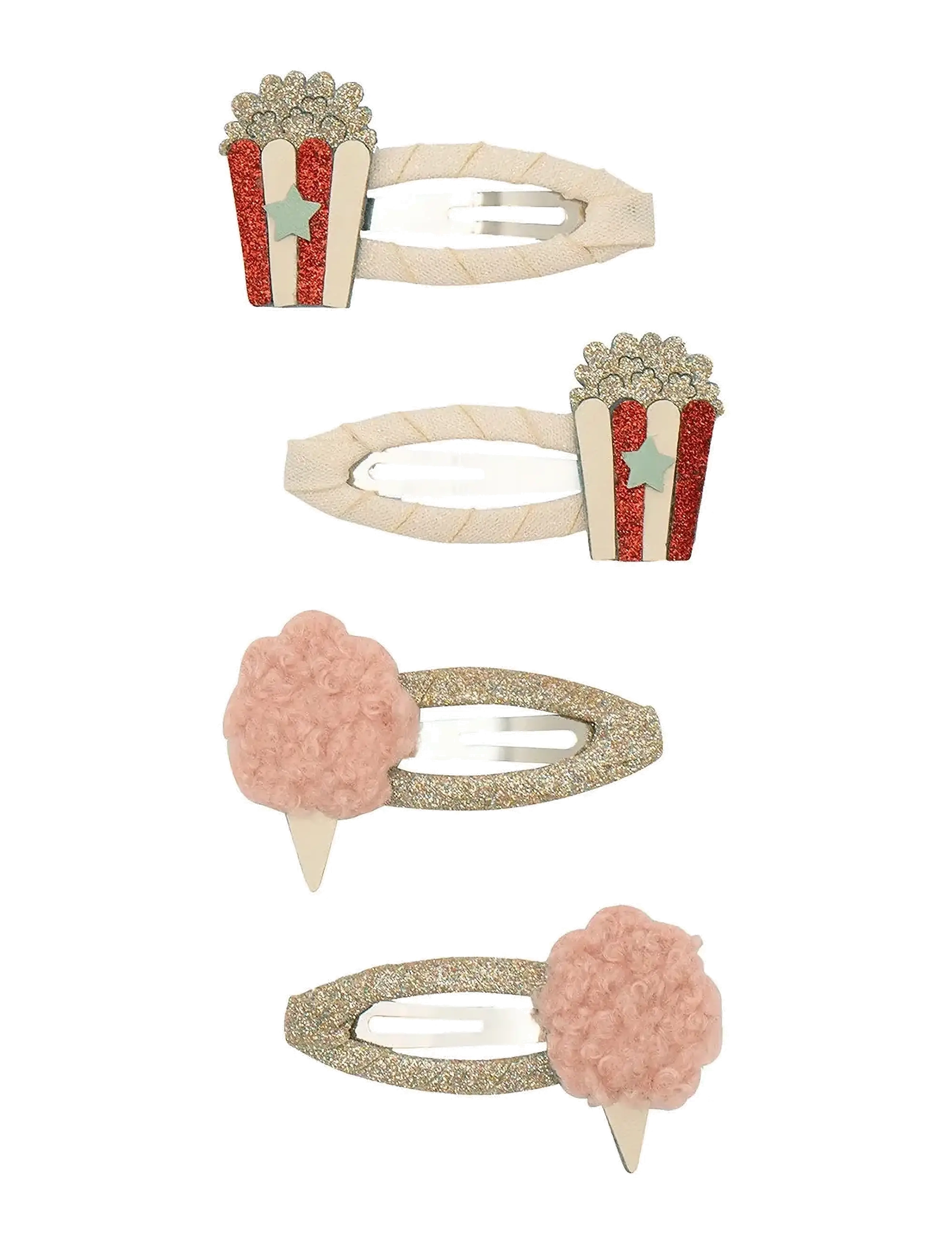 Mimi & Lula 4 Clic Clacs - Popcorn Circus - Haarnadeln - MULTI / pink/rose