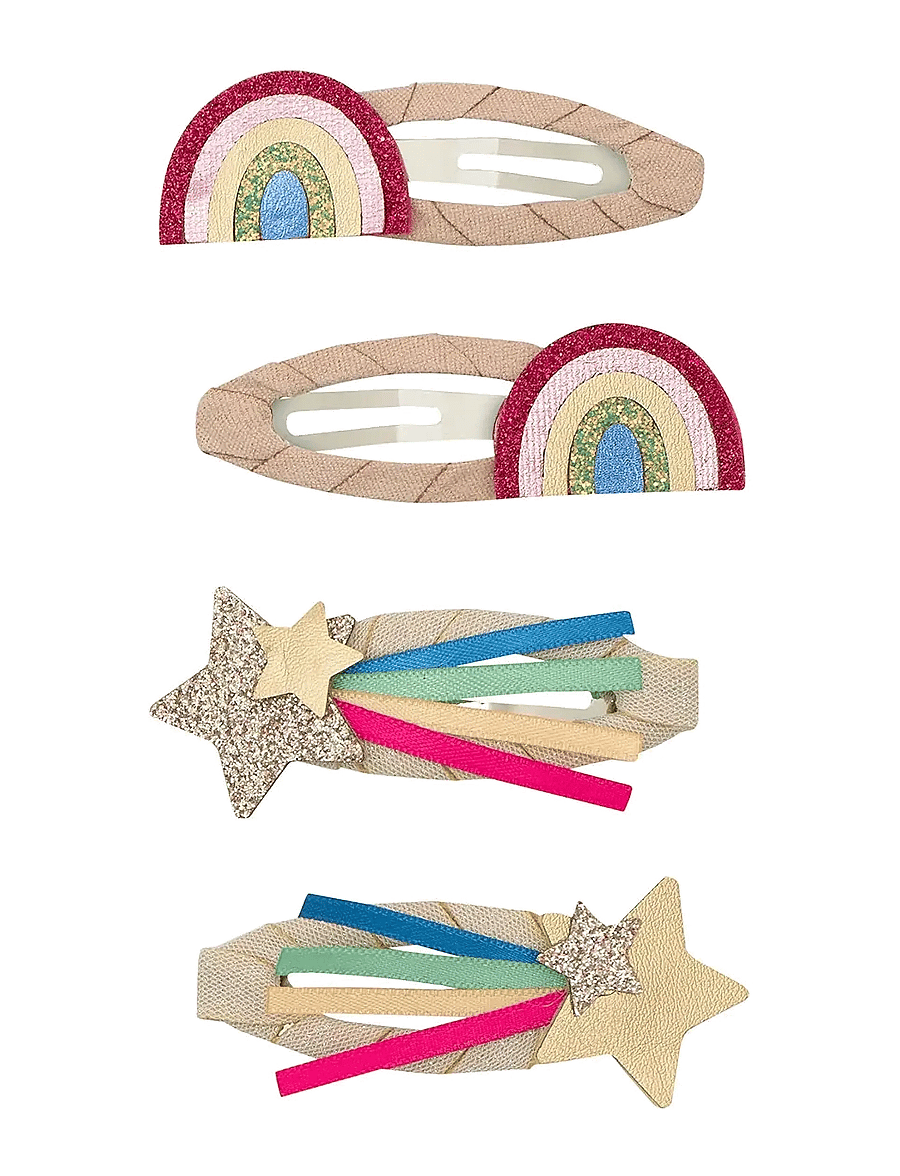 Mimi & Lula - 4 Hair Clips - Disco Over the Rainbow Dancing Queen - haarnadeln - multi - 1