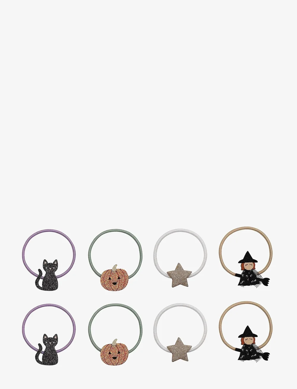 Mimi & Lula - 8 ponies - Mini Halloween - juukseklambrid - multi - 1