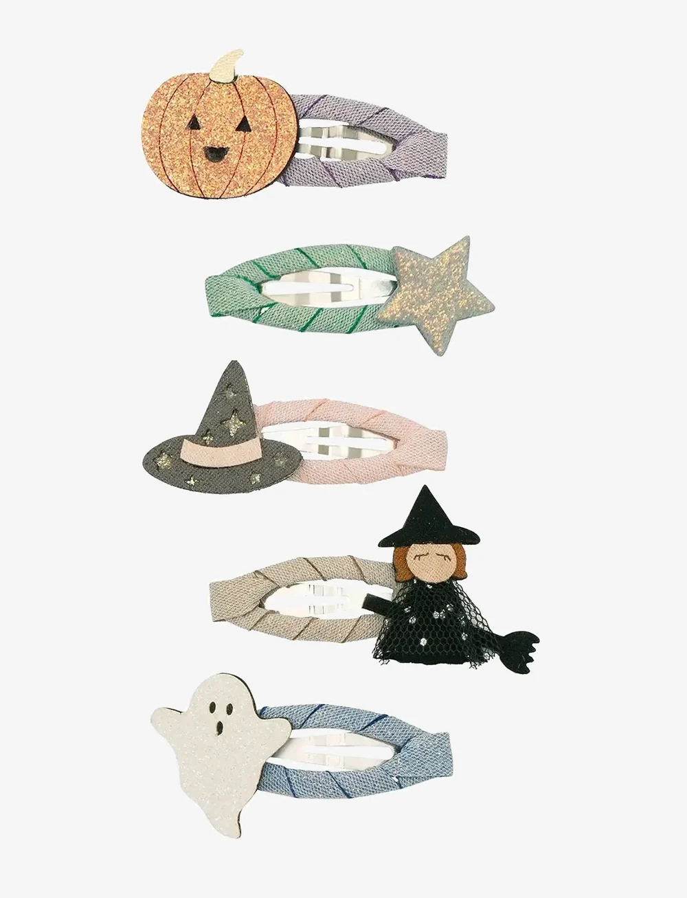 Mimi & Lula - 5 Clic Clacs - Mini Halloween - juukseklambrid - multi - 1